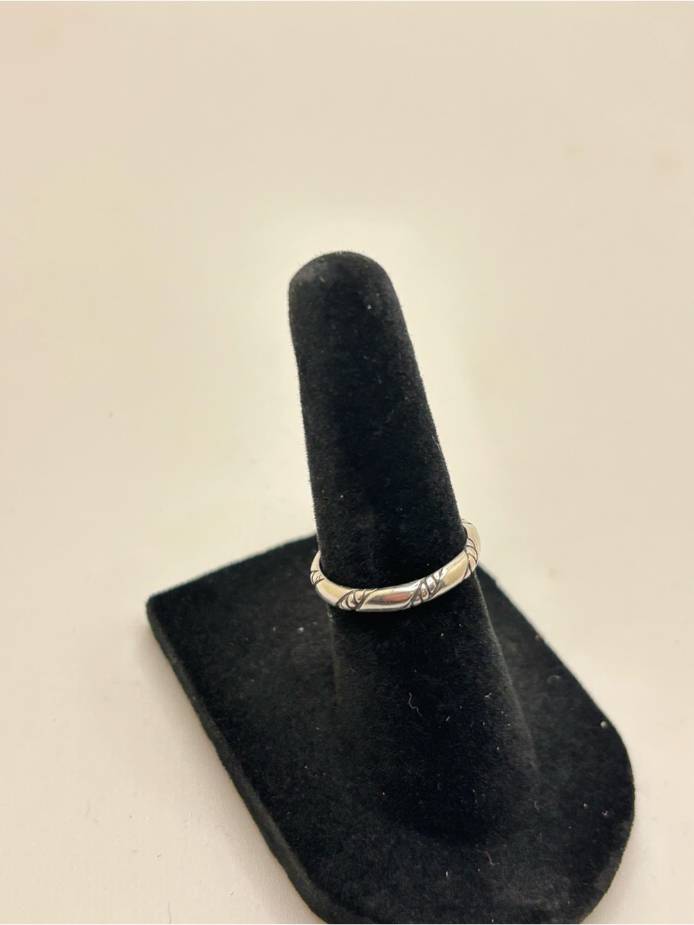 Sterling silver ring band size 5